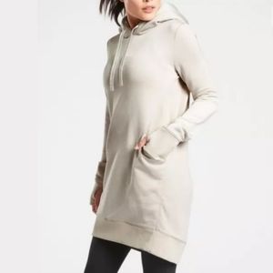 Athleta Triumph Luxe Shine Hoodie Dress Small